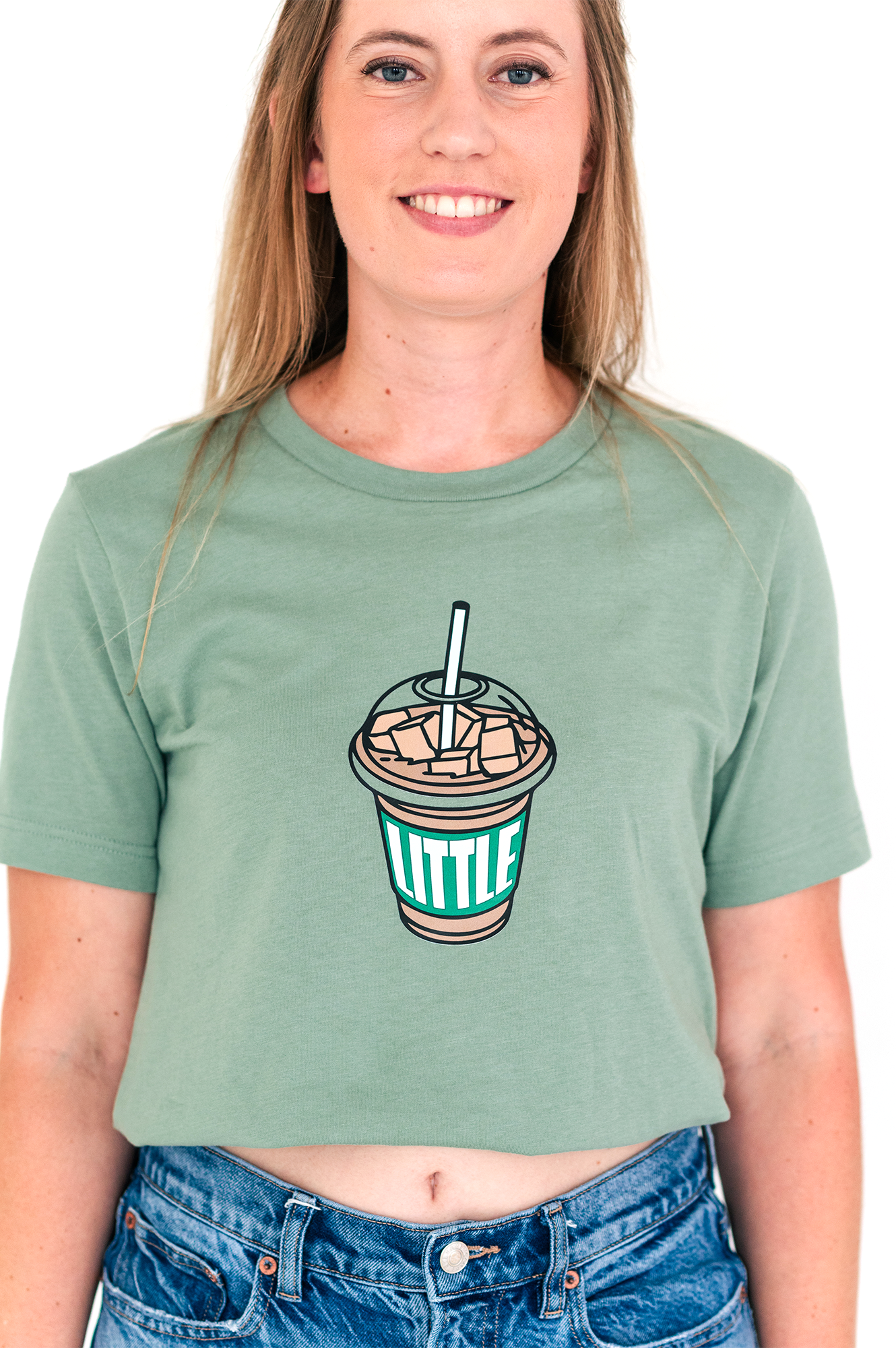 Big Little Iced Coffee Tee - Sorority Fam, Big Little Reveal, GBig, GGBig