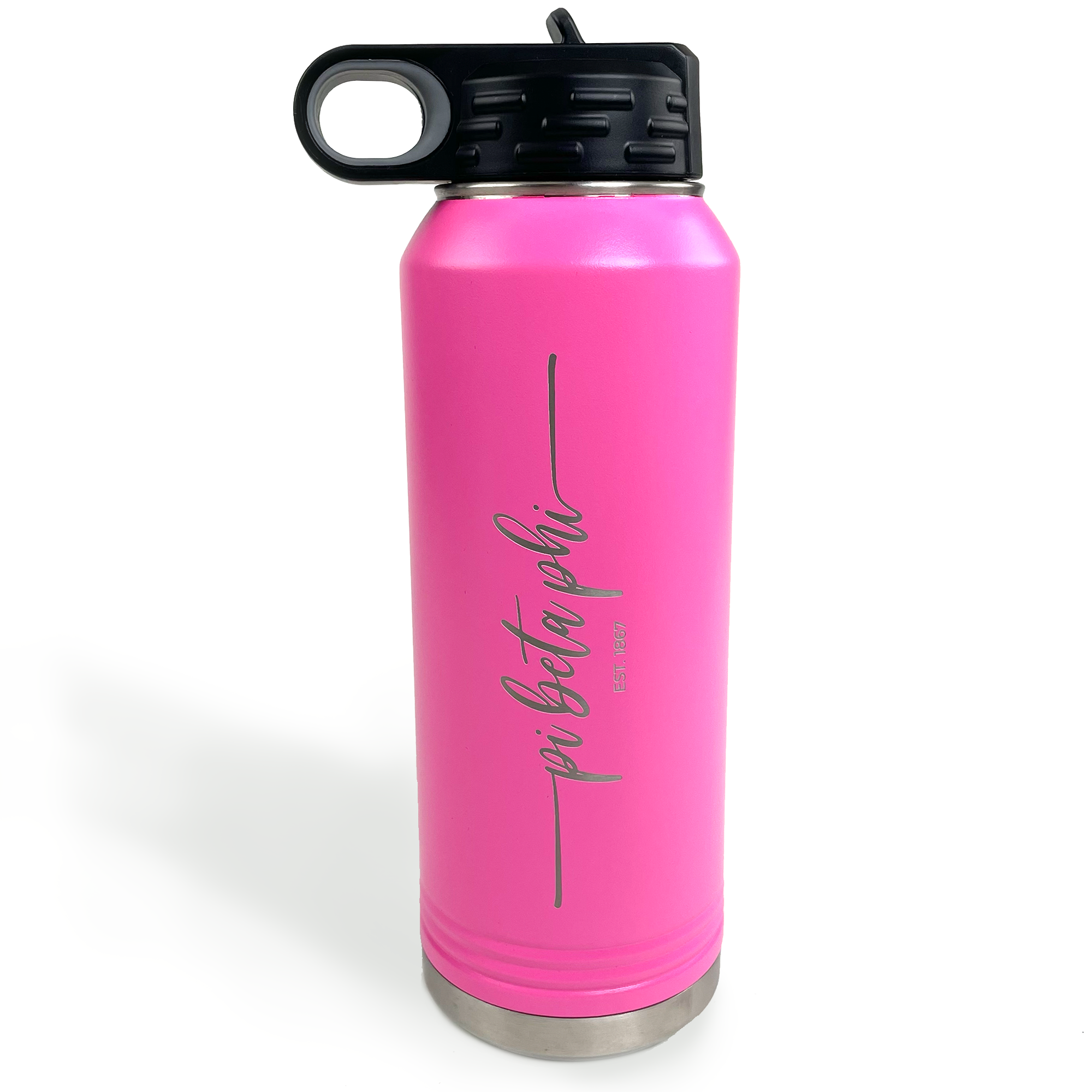 Pi Beta Phi Script Est. 1867 Water Bottle